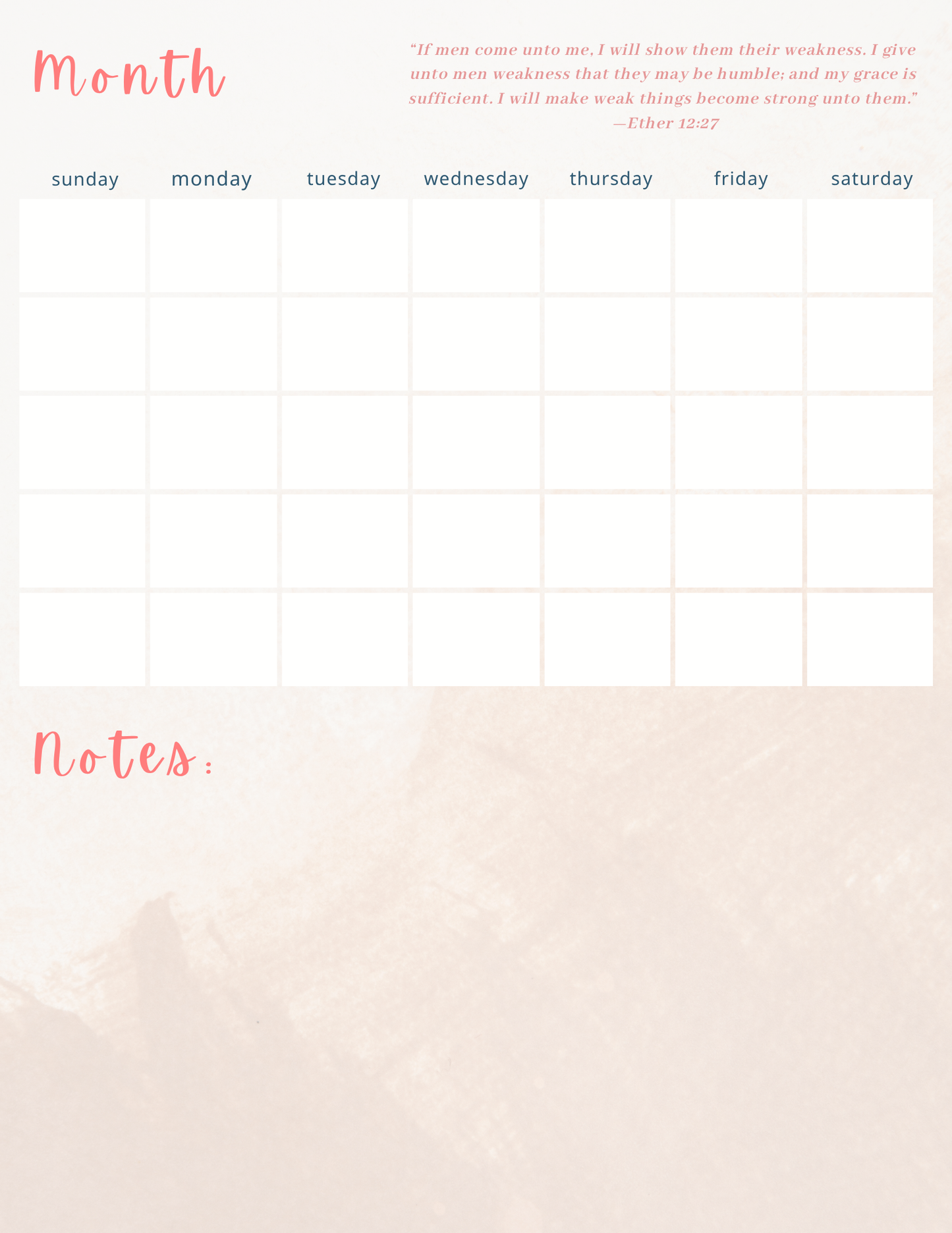 Faith-Focused 30-Day Planner - Instant Download, ADHD Friendly