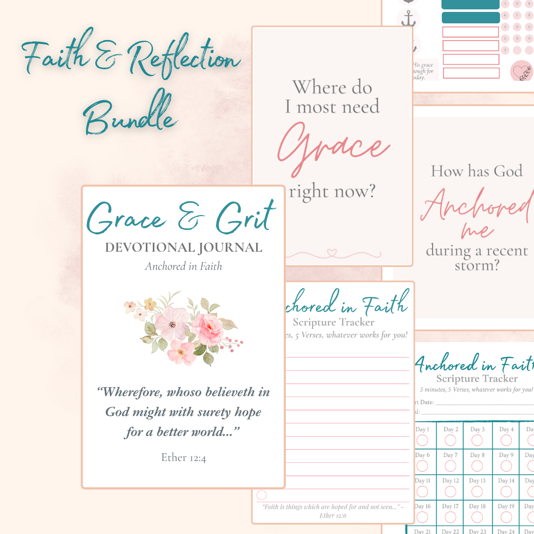 Faith & Reflection Bundle - Scripture Study Tools for Christian Women $10
