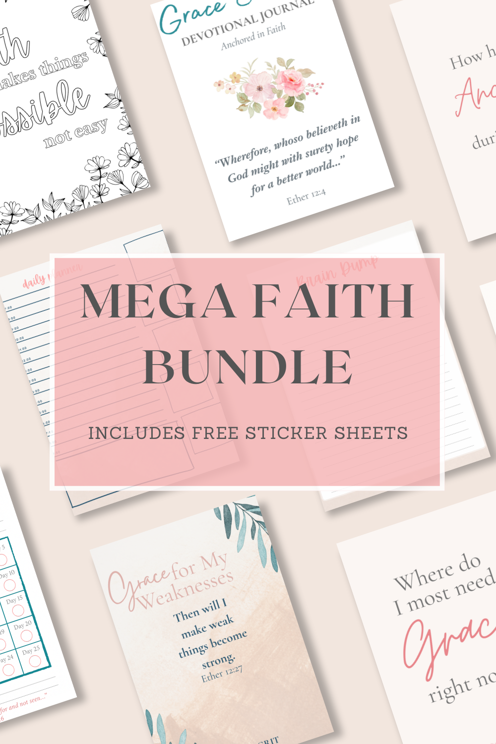Anchored in Faith Mega Bundle - Complete Grace & Grit Digital Collection (Launch Special) $15