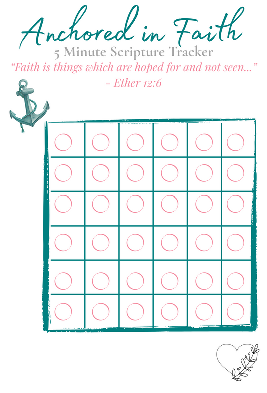 Printable Scripture Reading Trackers - Set of 5 Designs