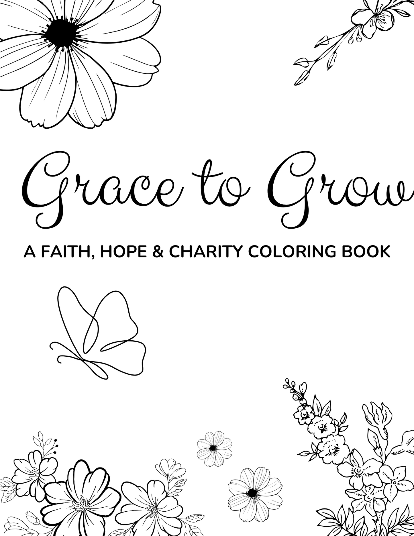 Grace to Grow Coloring Book - Digital Download