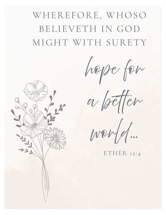 Faith-Inspired Wall Art - Printable Scripture Decor (Set of 5 Designs, PDF, 5x7 & 8.5x11)