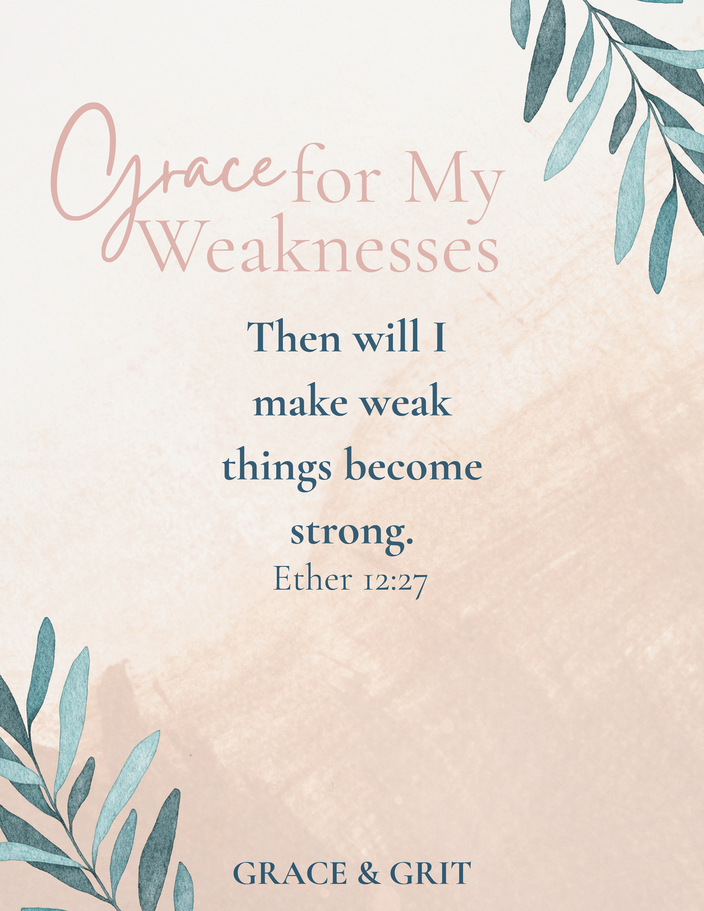 Faith-Focused 30-Day Planner - Instant Download, ADHD Friendly
